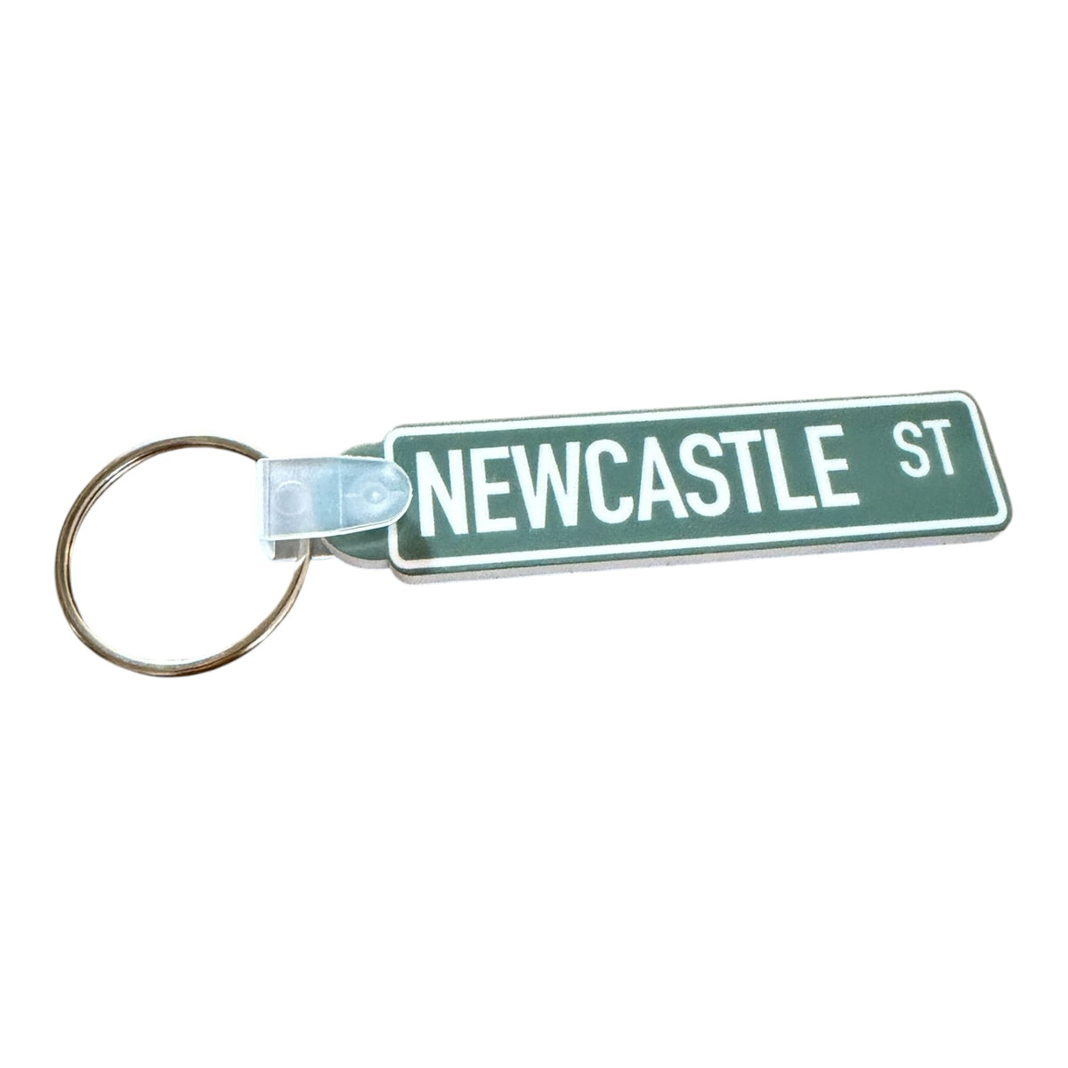 Newcastle St Street Sign Style Keychain