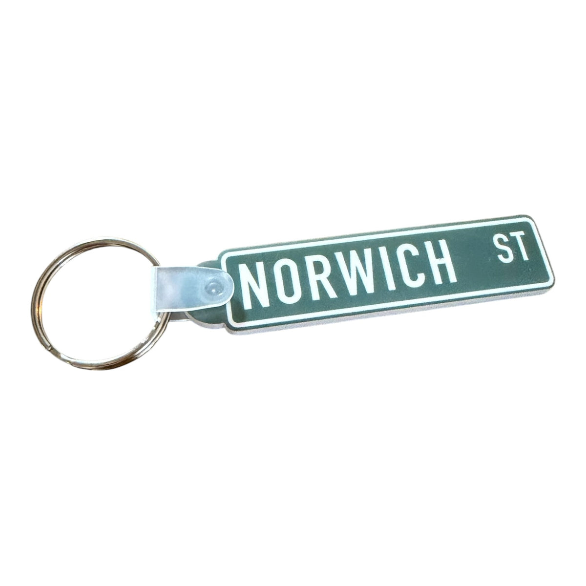 Norwich St Street Sign Style Keychain