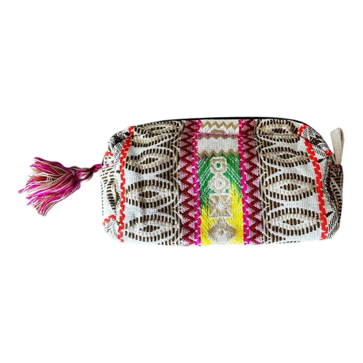 Medium Woven Cosmetic Bag