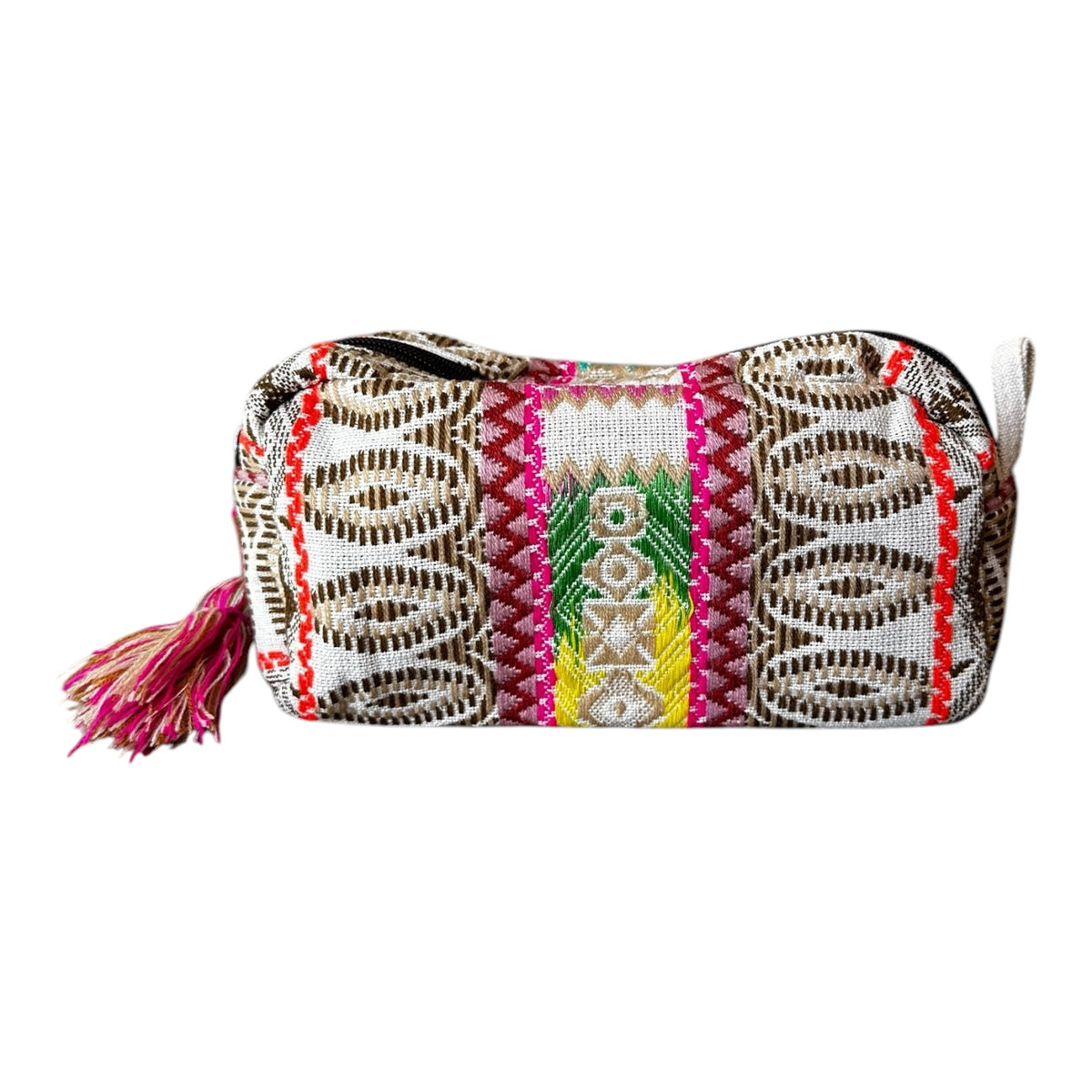 Medium Woven Cosmetic Bag