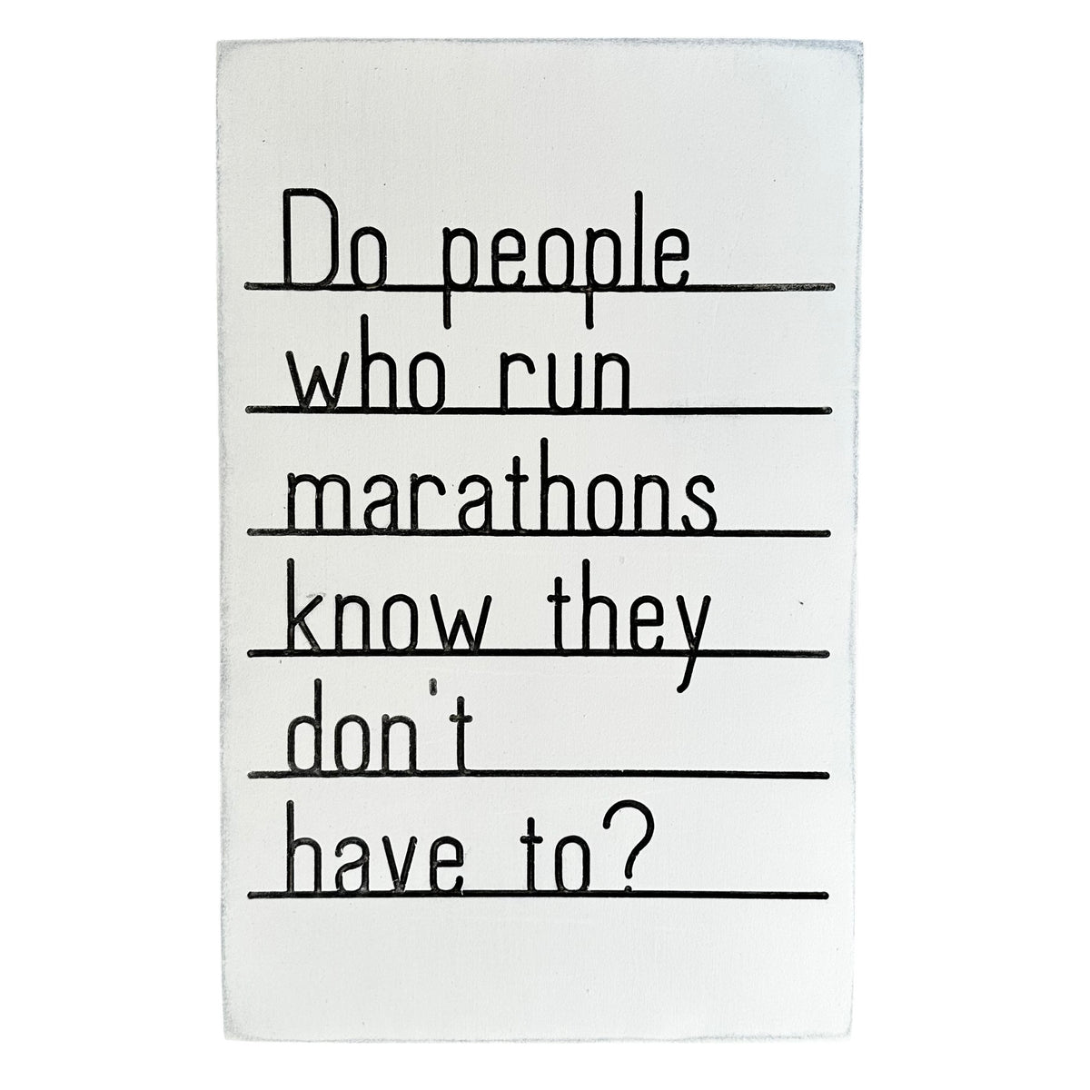 Permanent LetterBoard - Marathons