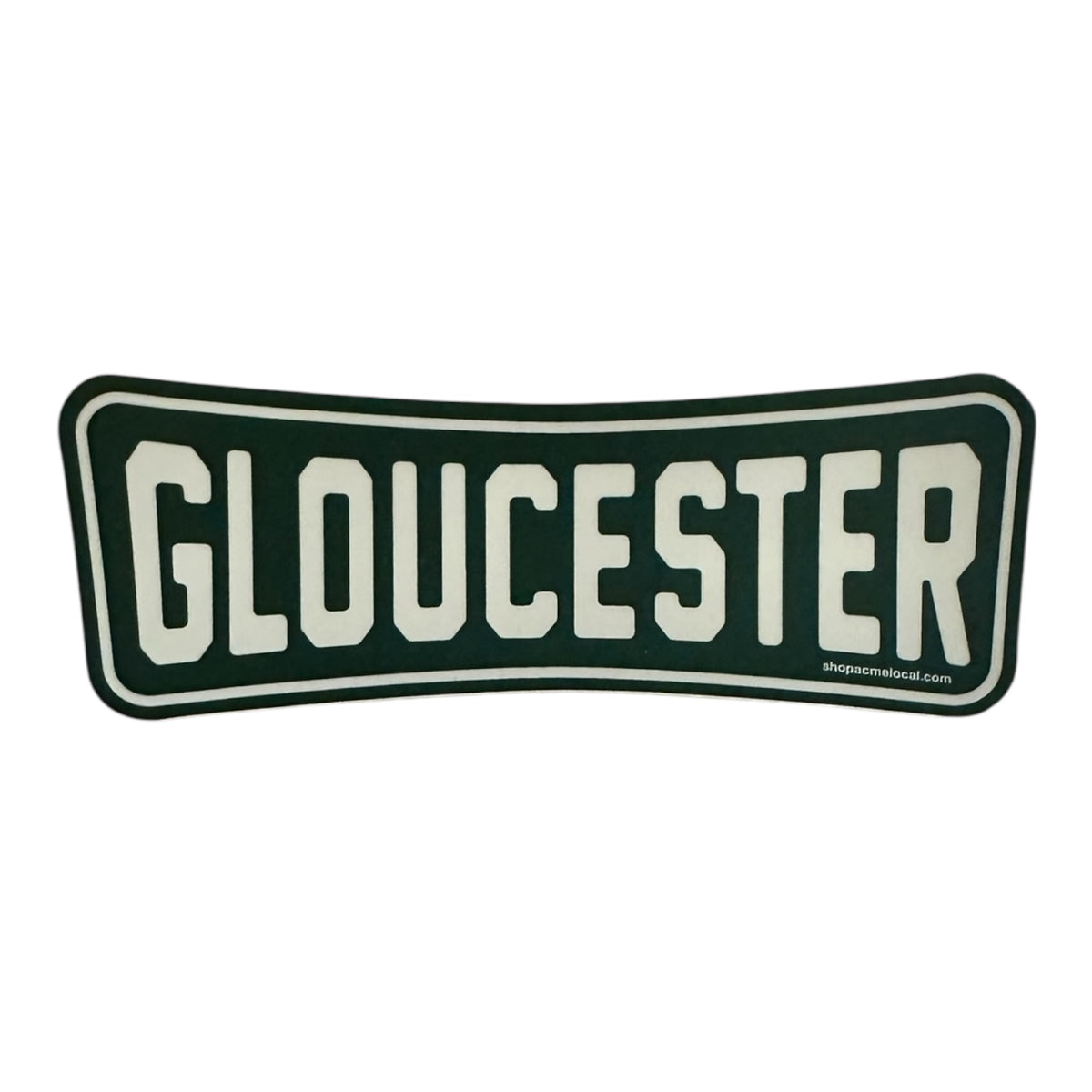 Gloucester Roadside Retro Sticker
