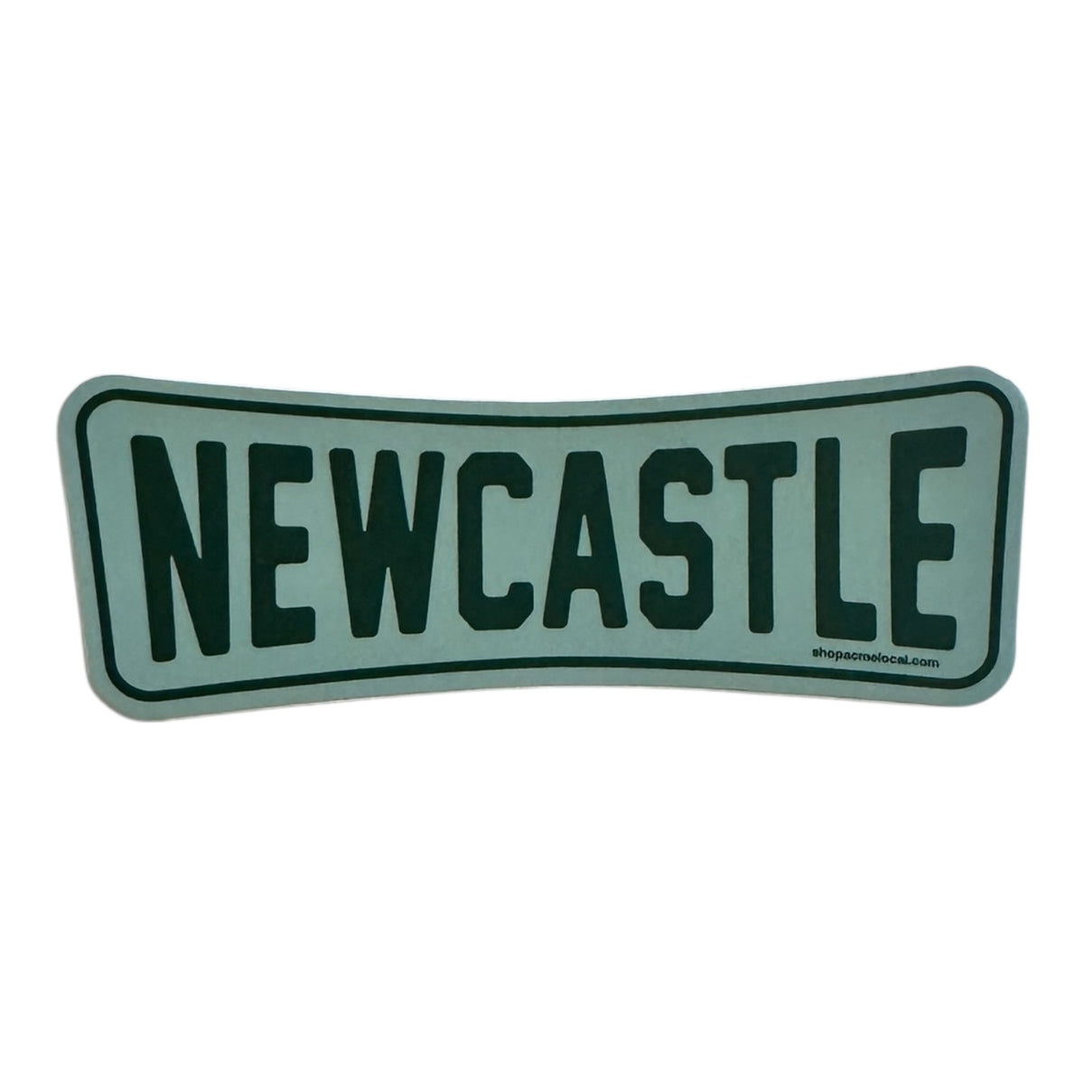 Newcastle Roadside Retro Sticker