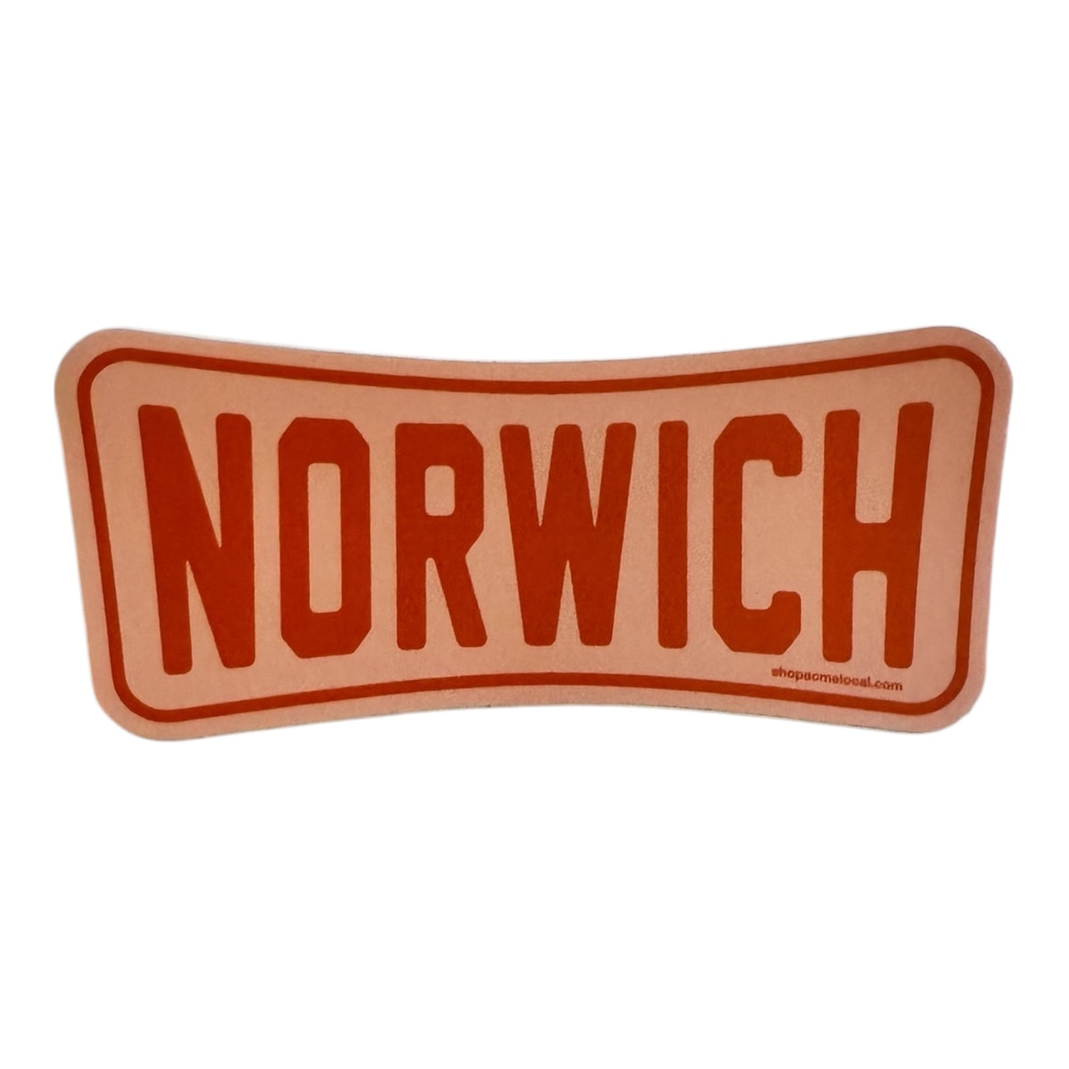 Norwich Roadside Retro Sticker
