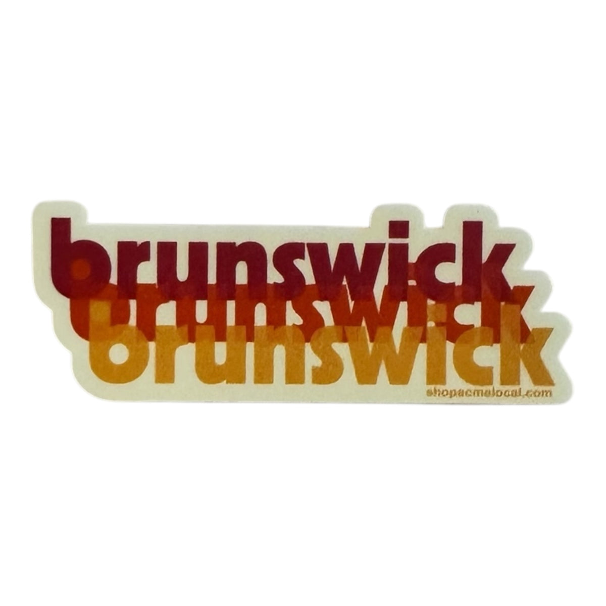 Brunswick Retro Tri-stacked Sticker