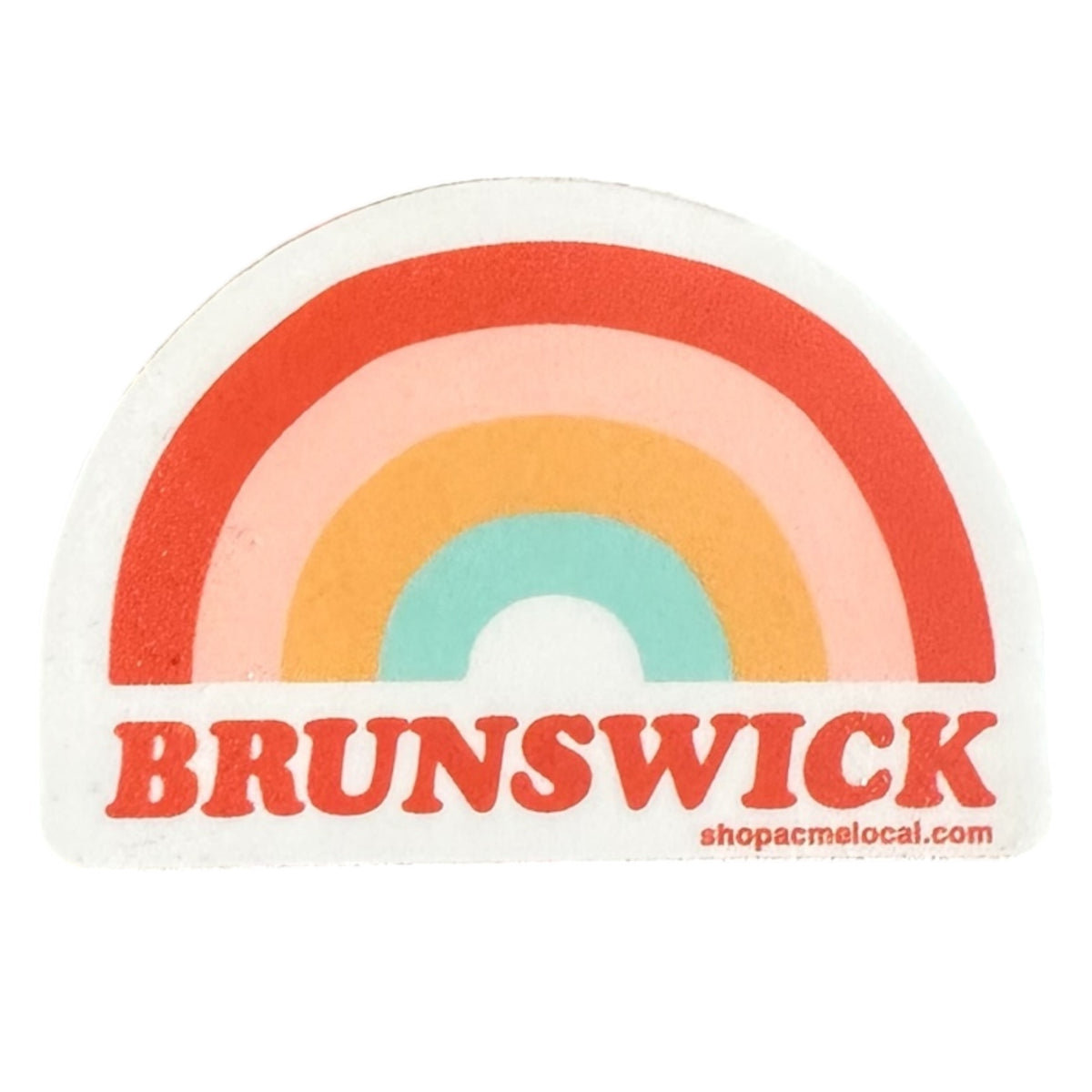 Brunswick Rainbow Sticker