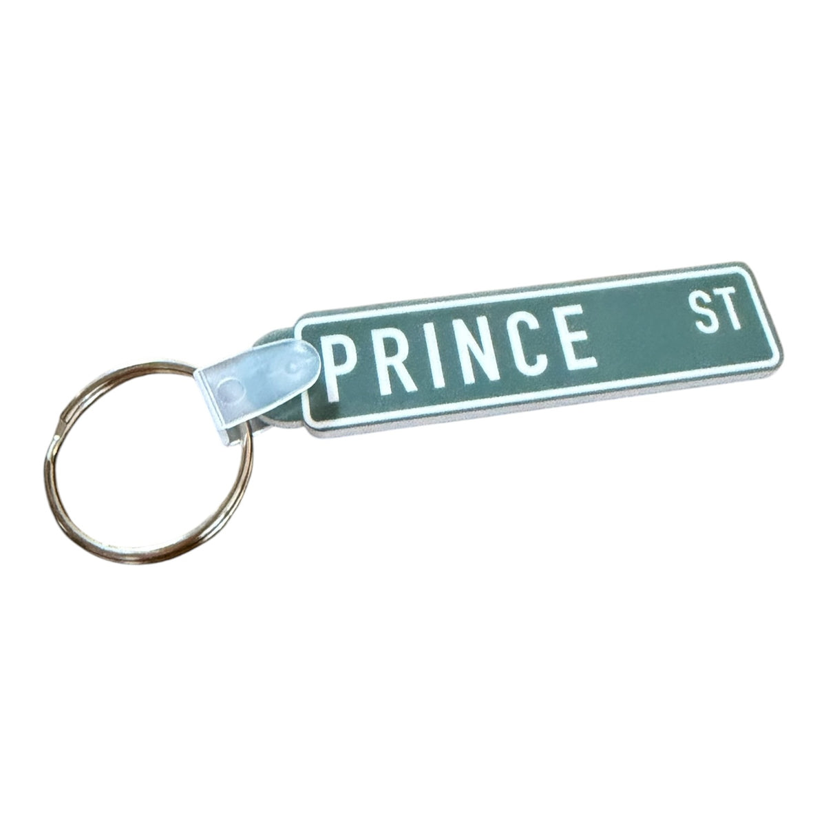Prince St Street Sign Style Keychain