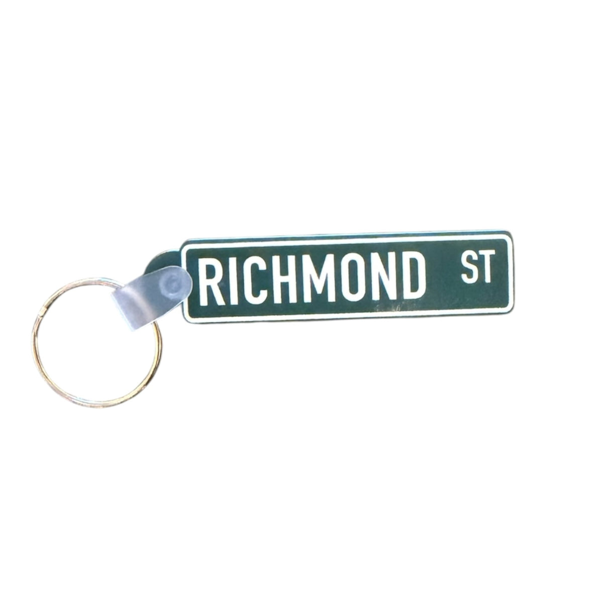 Richmond St Street Sign Style Keychain