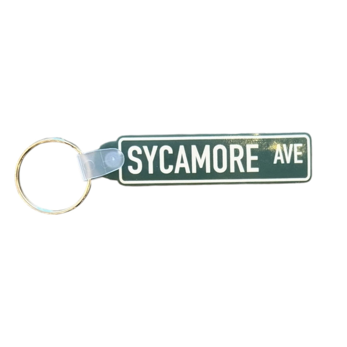 Sycamore Ave Street Sign Style Keychain