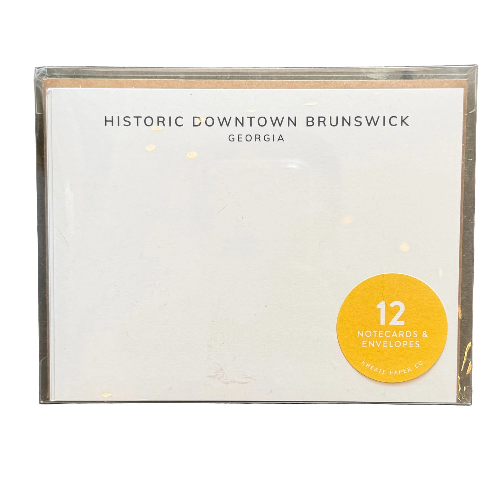 Set of Historic Downtown Brunswick Blank Notecards
