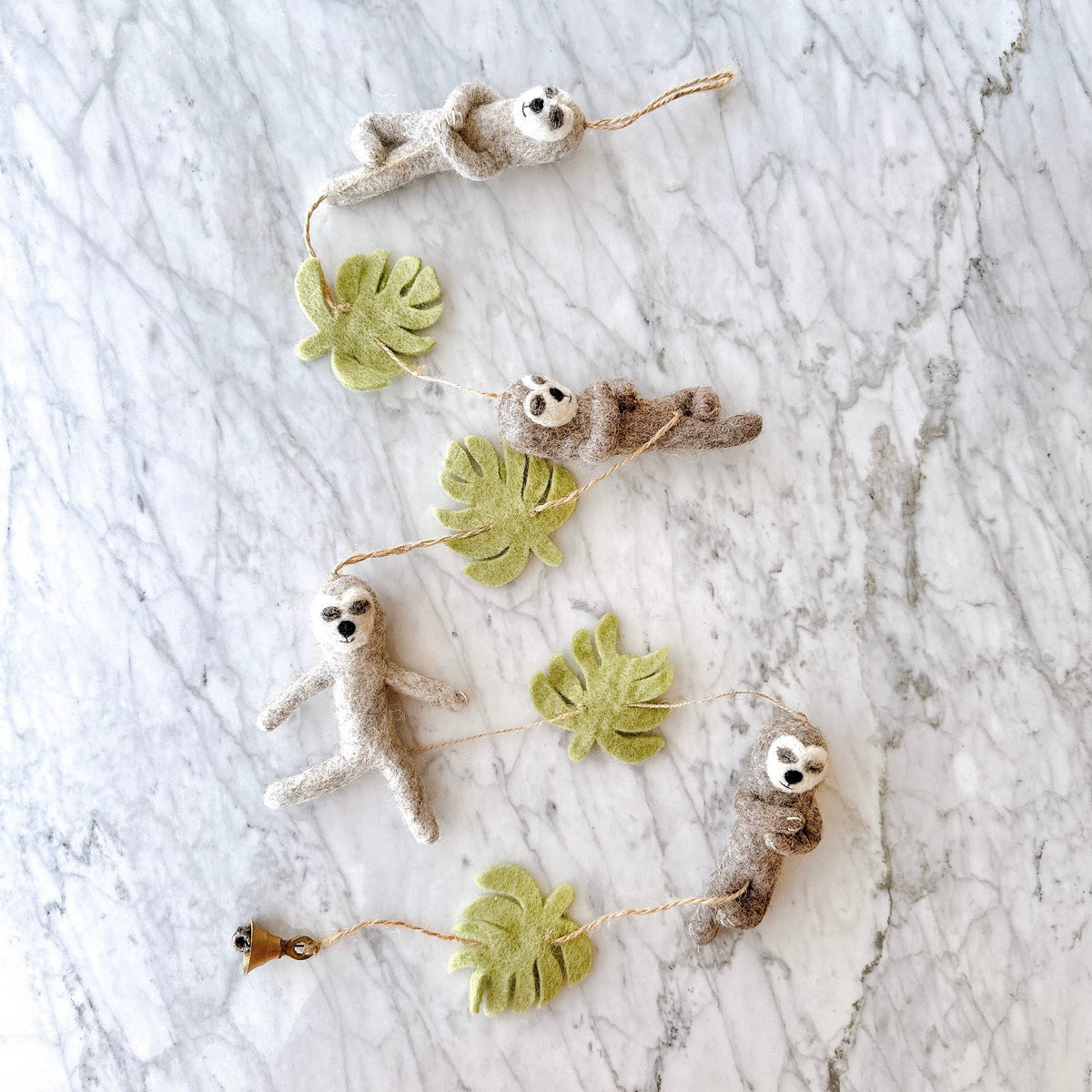 Felt Sloth Garland