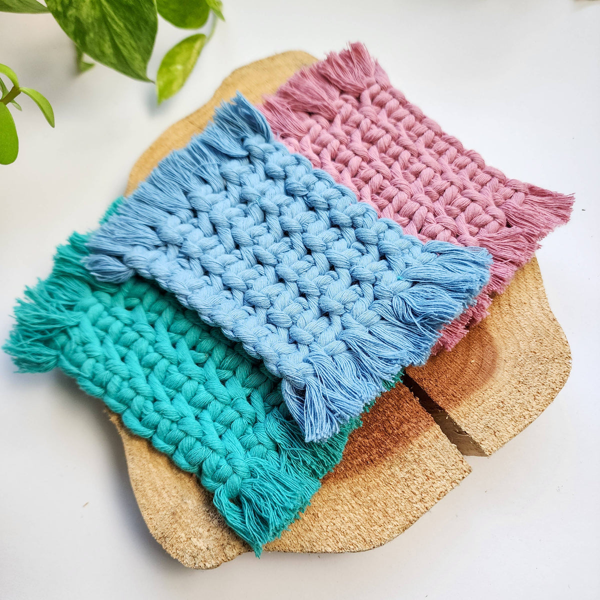 Cotton Rugs for Mugs, Plant Pots, Candles