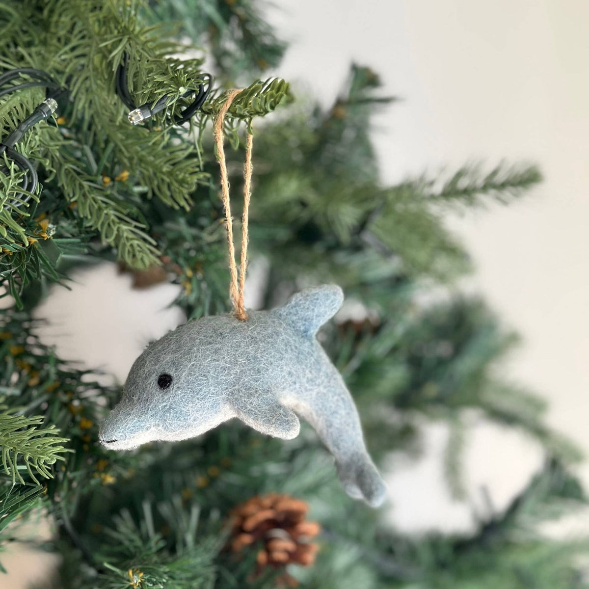 Felt Dolphin Ornament