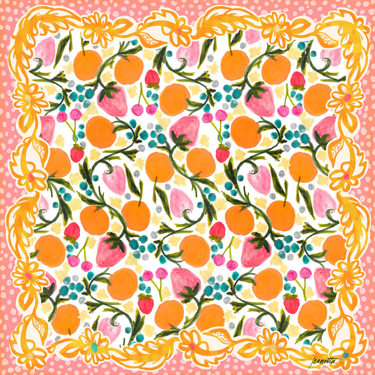 KEVA Style and Created By - Tutti Fruitti Bandana Scarf