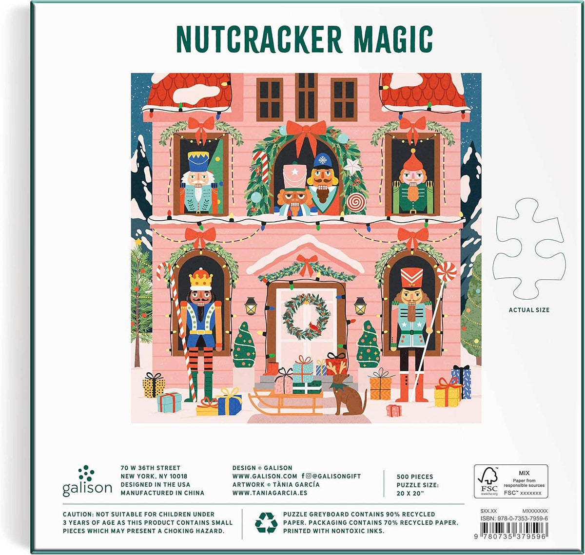 Chronicle Books - Nutcracker Magic 500 Piece Puzzle