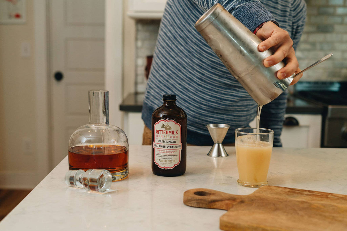 Bittermilk Bottling Co. -Smoked Honey Whiskey Sour