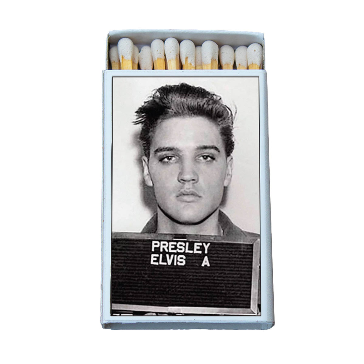 Matches • Elvis Pressley Mug Shot • Home Decor for Candles