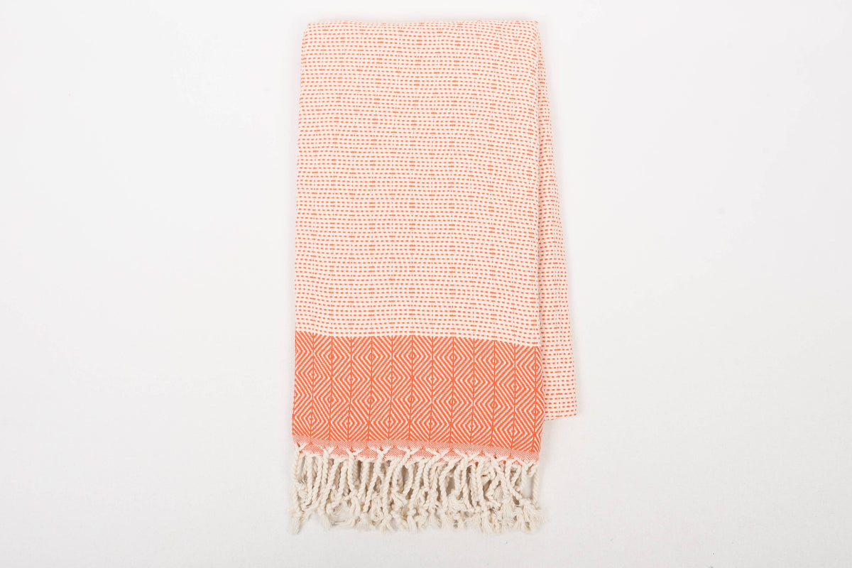 Turkish Cotton Beach Towel – Hot Pink