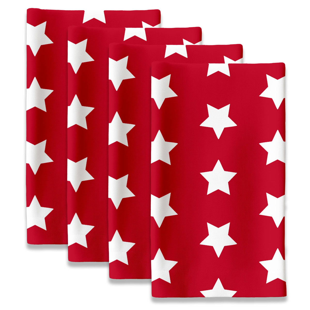 Freedom Stars Red Napkins