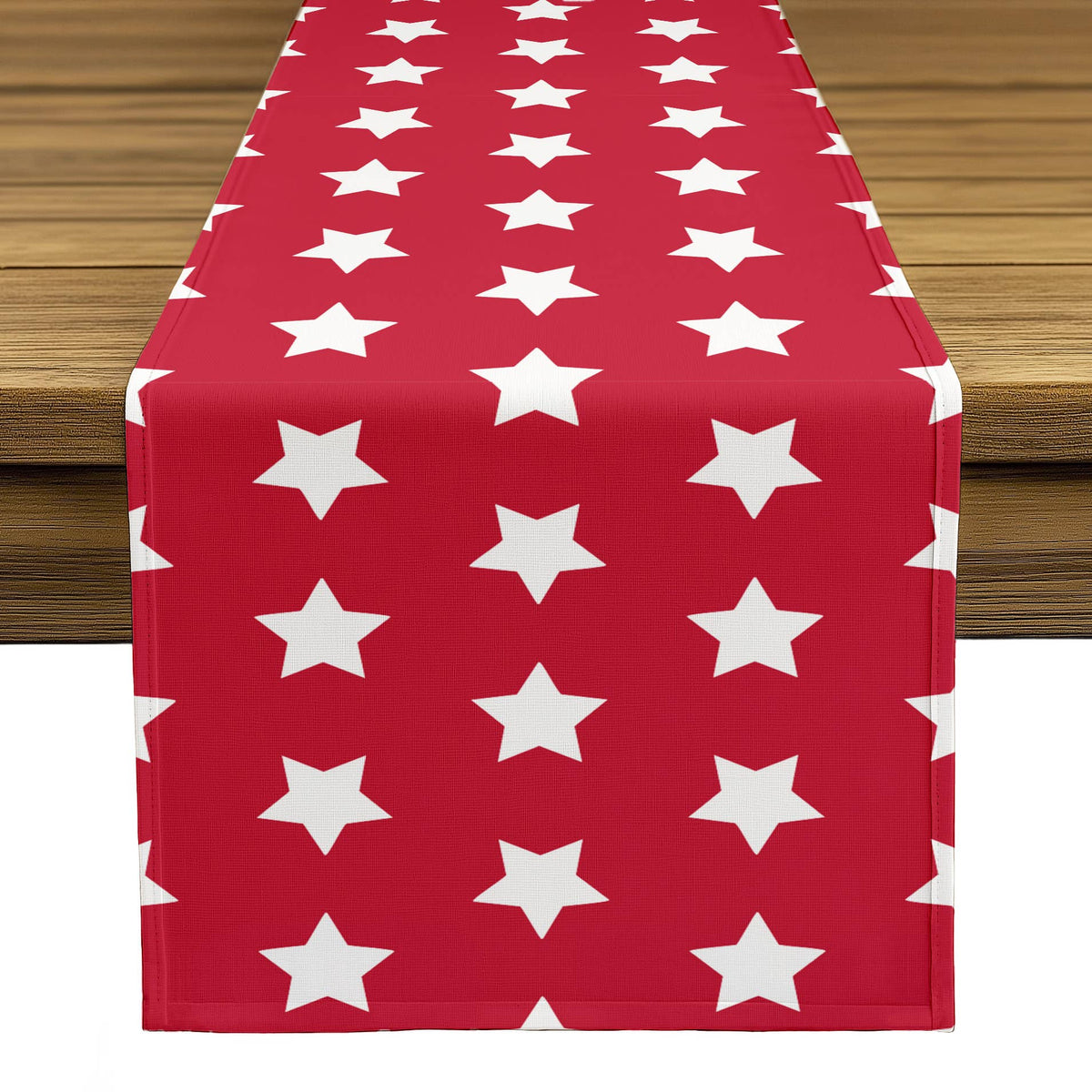 Freedom Stars Red Table Runner
