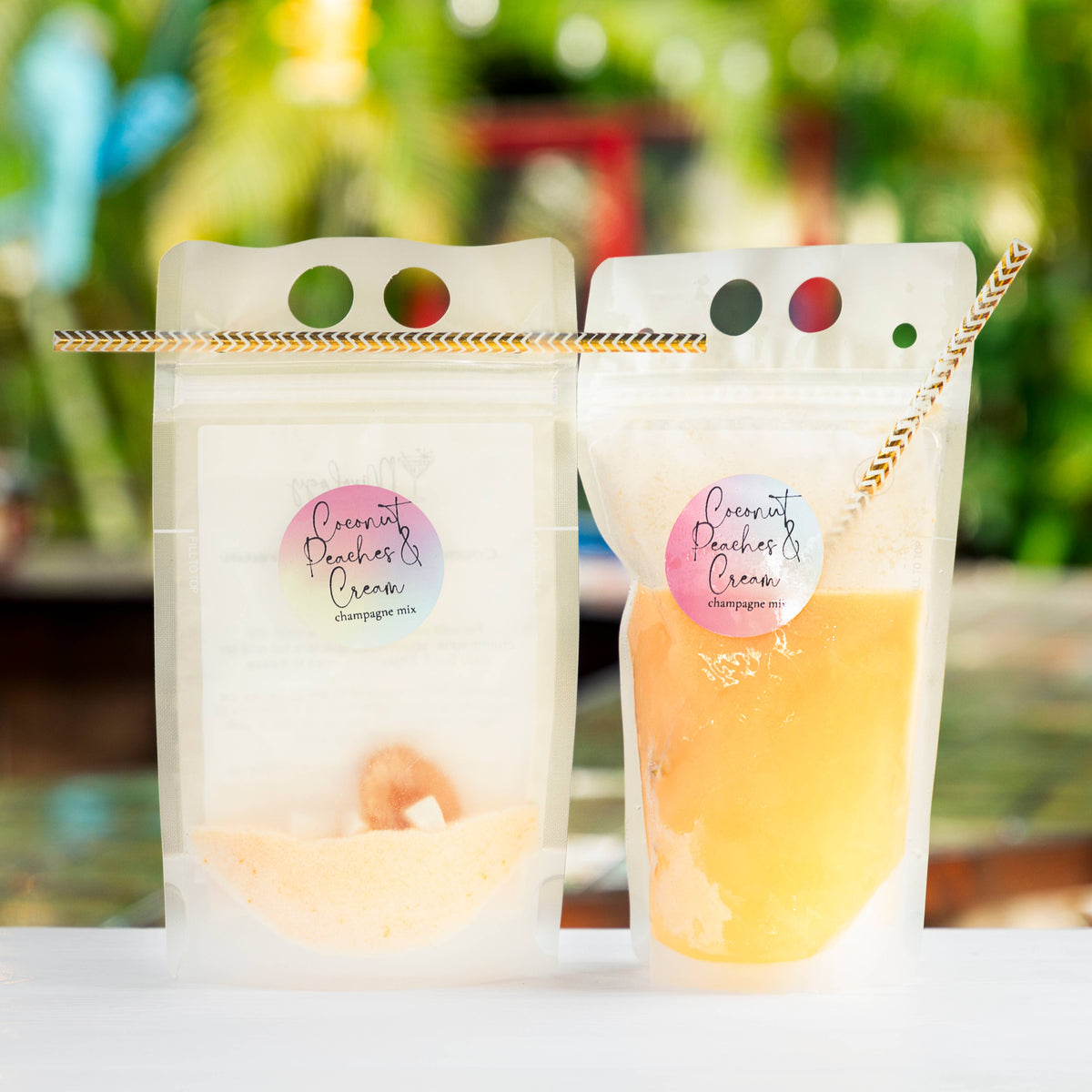 Adult Capri Sun! Slushie Cocktail Pouches: Piña Colada