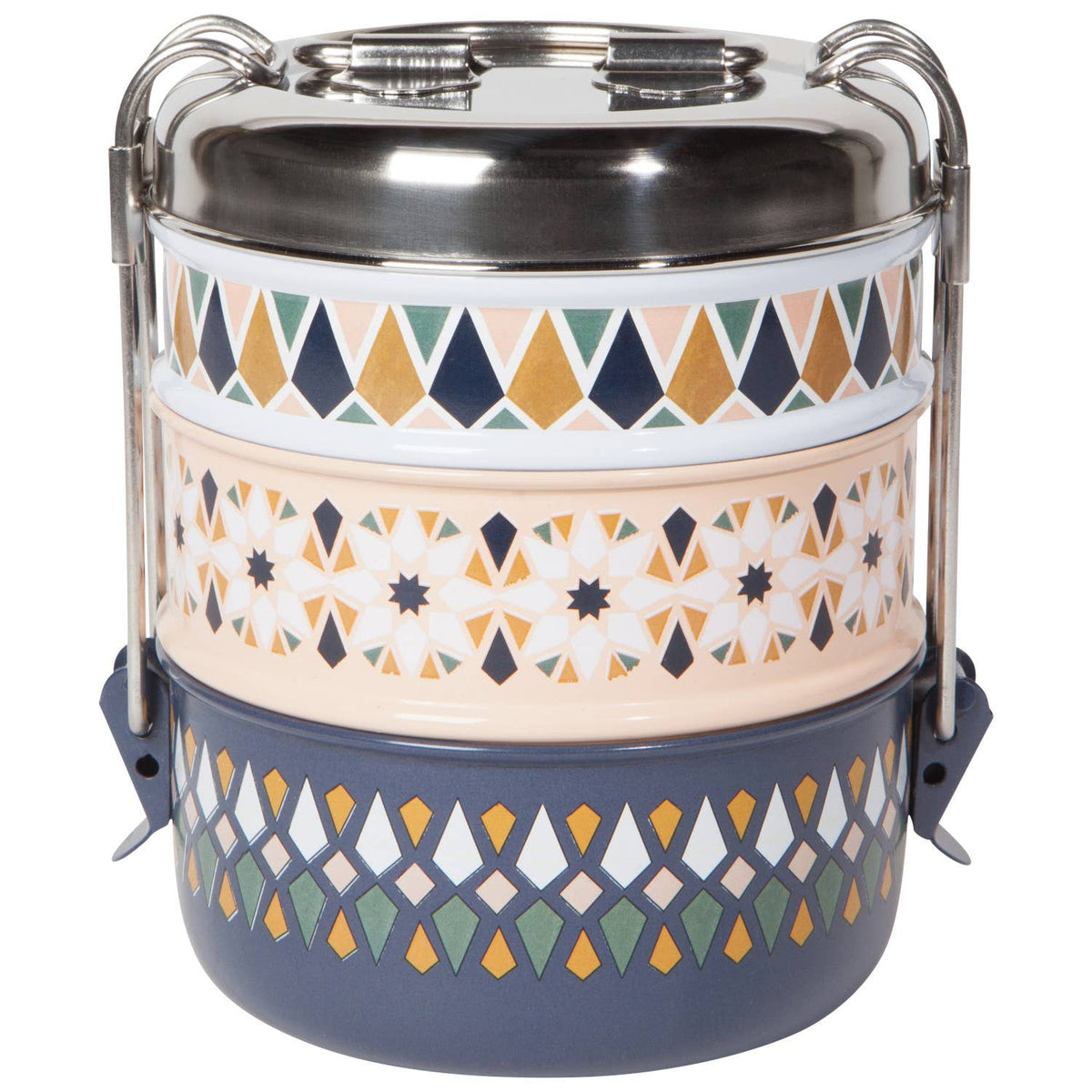 Heirloom Kaleidoscope 3 Tier Tiffin