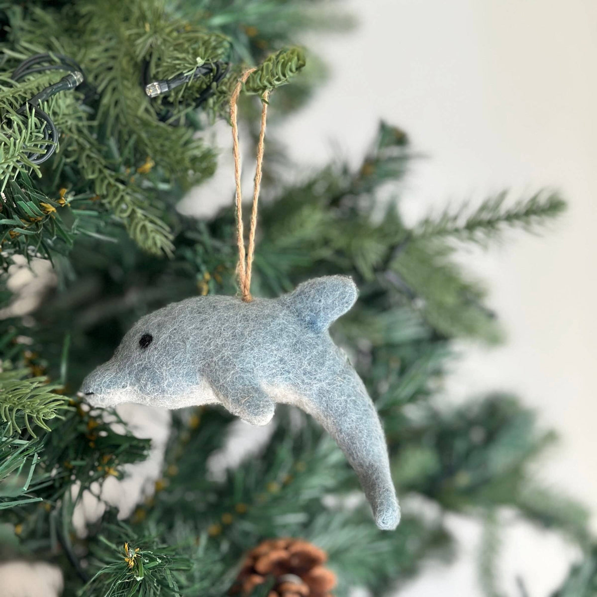 Felt Dolphin Ornament