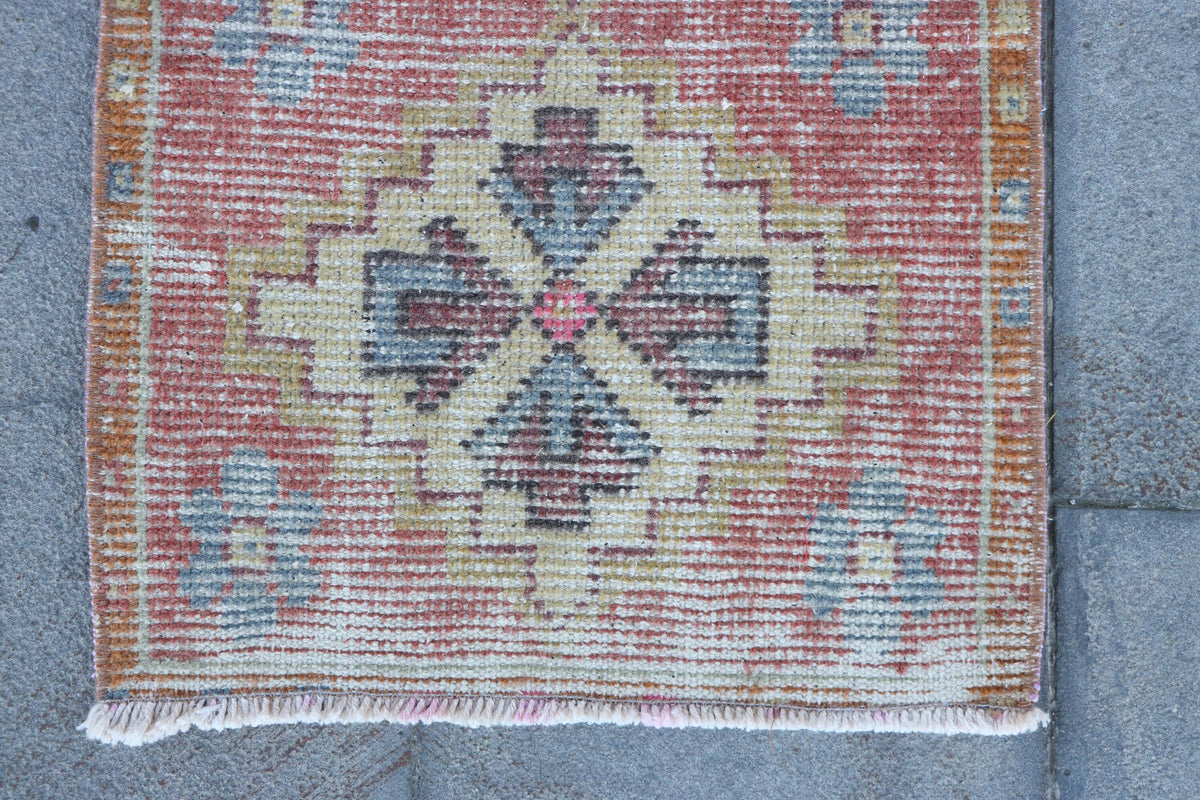 Vintage Turkish Anatolian Oushak Rug