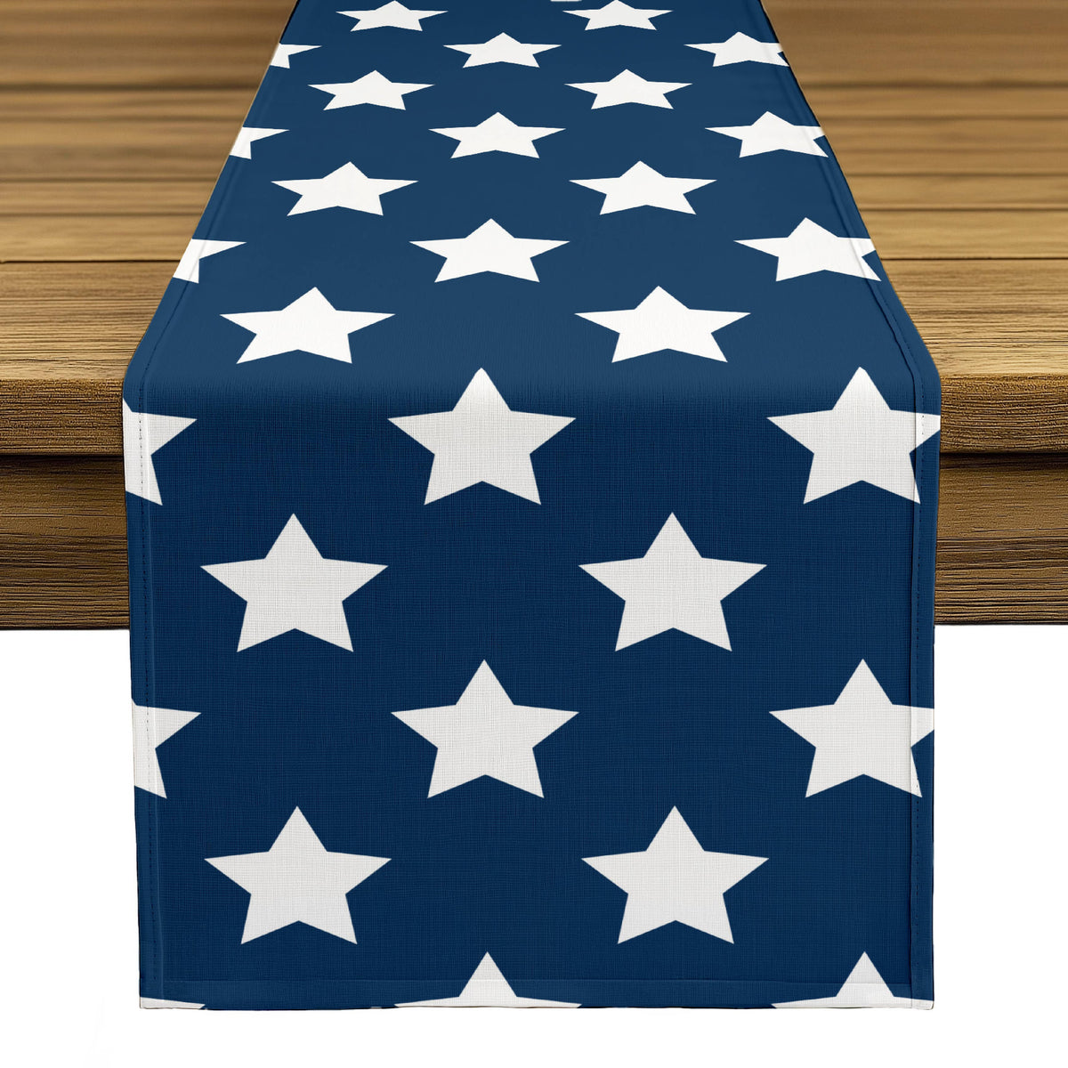 Freedom Stars Navy Table Runner