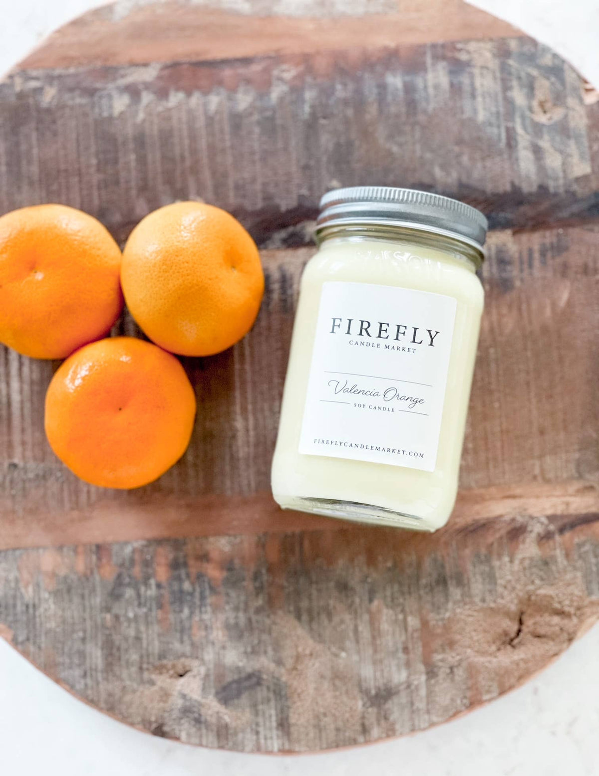 Firefly Candle Market: Valencia Orange, Large