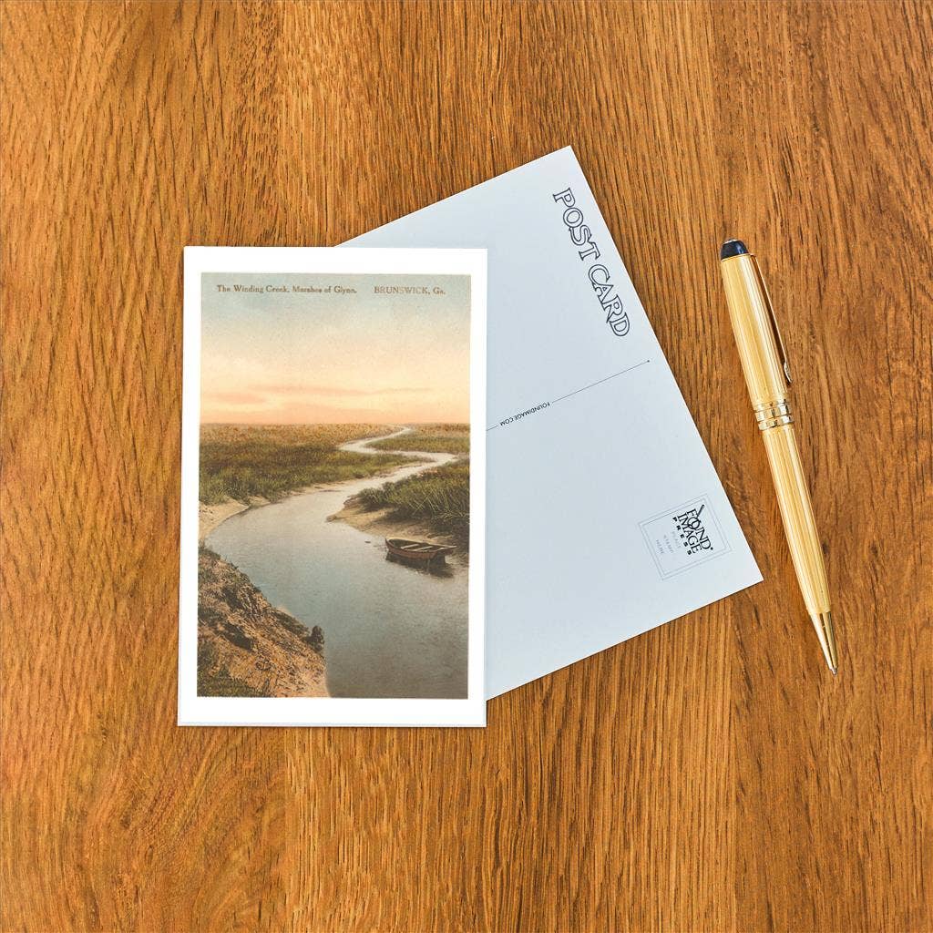 Postcard: Marshes of Glynn, Brunswick