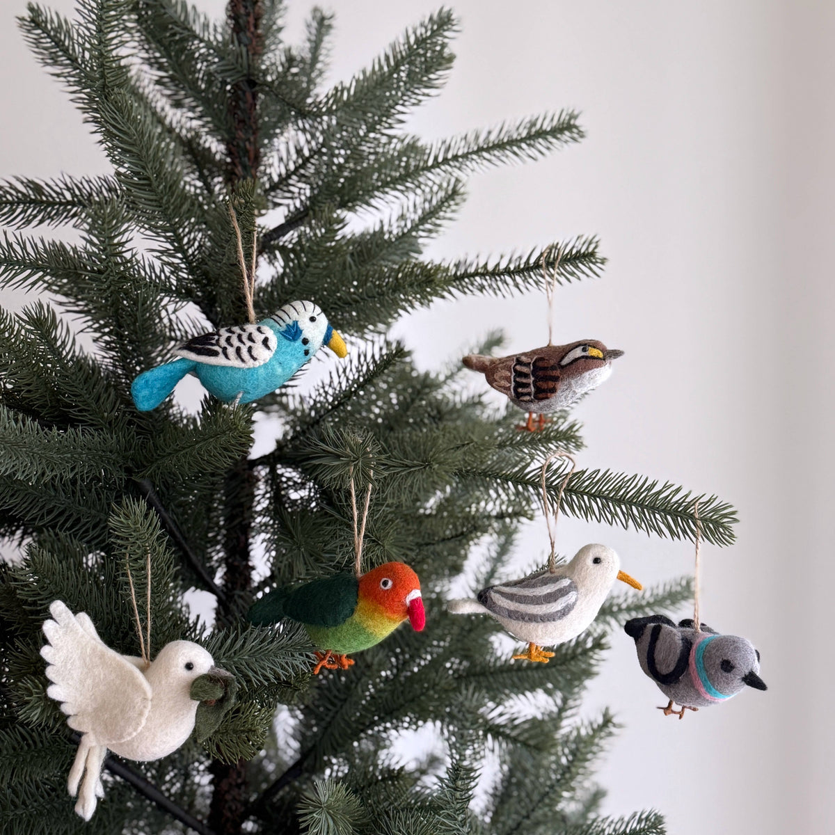 Felt Seagull Ornaments
