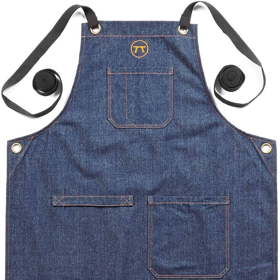 Outset Blue Denim Griller&#39;s Apron, One Size