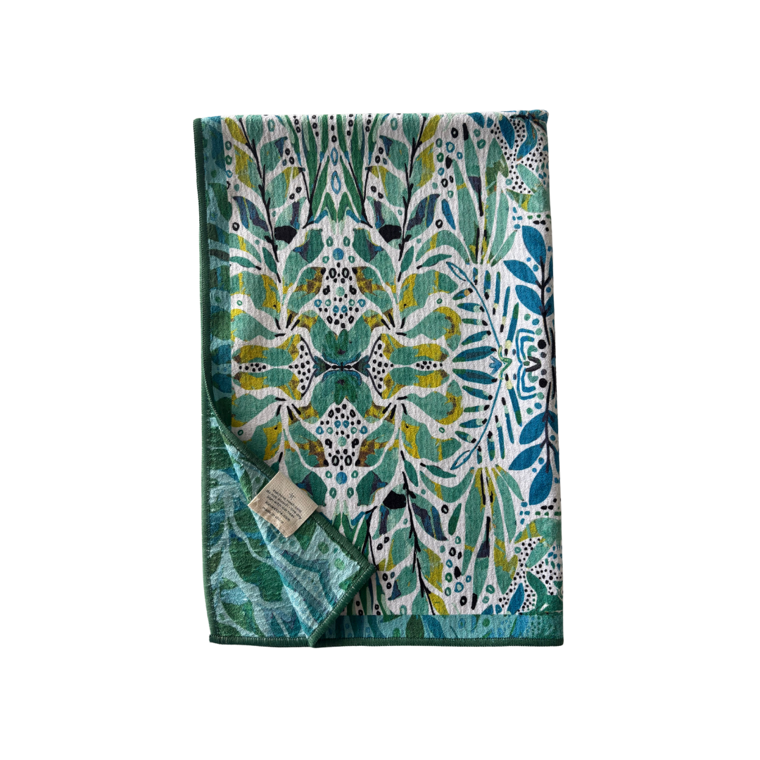 KEVA Style and Created By - Double Sided Amina Sea Glass Tea Towel