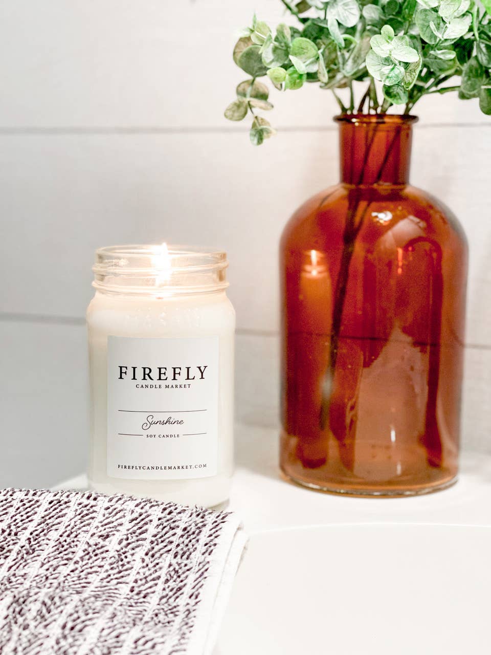 Firefly Candle Market: Sunshine, Large