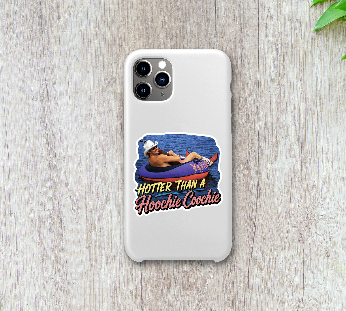 Hotter Than a Hoochie Coochie Funny Country Sticker
