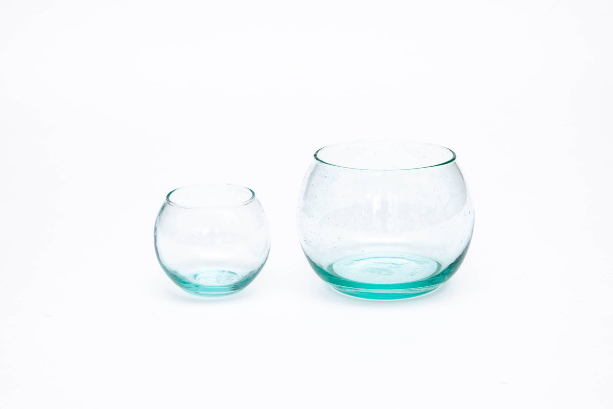 Large Round Glasses, Set of 2