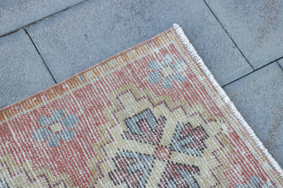 Vintage Turkish Anatolian Oushak Rug