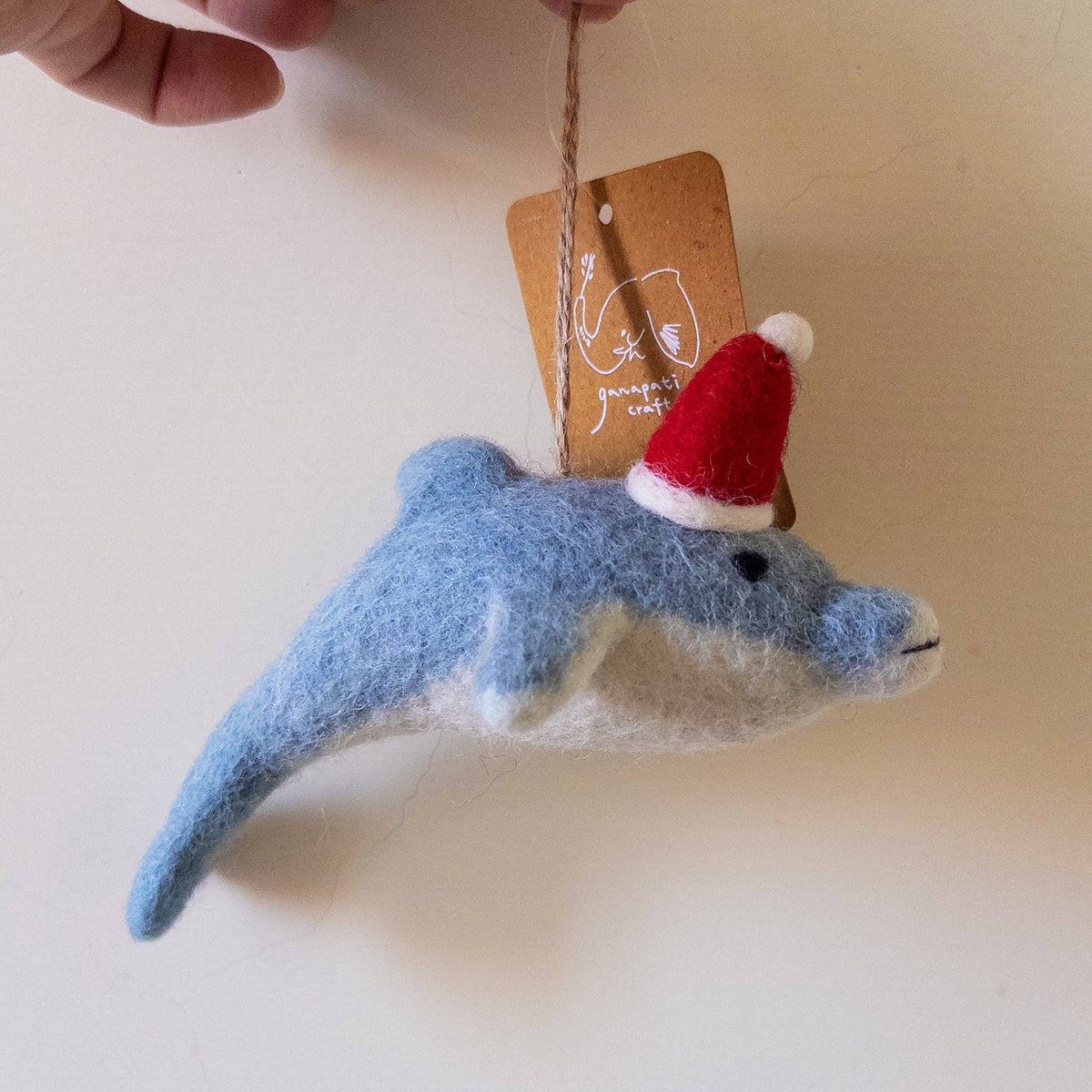 Felt Dolphin Ornament