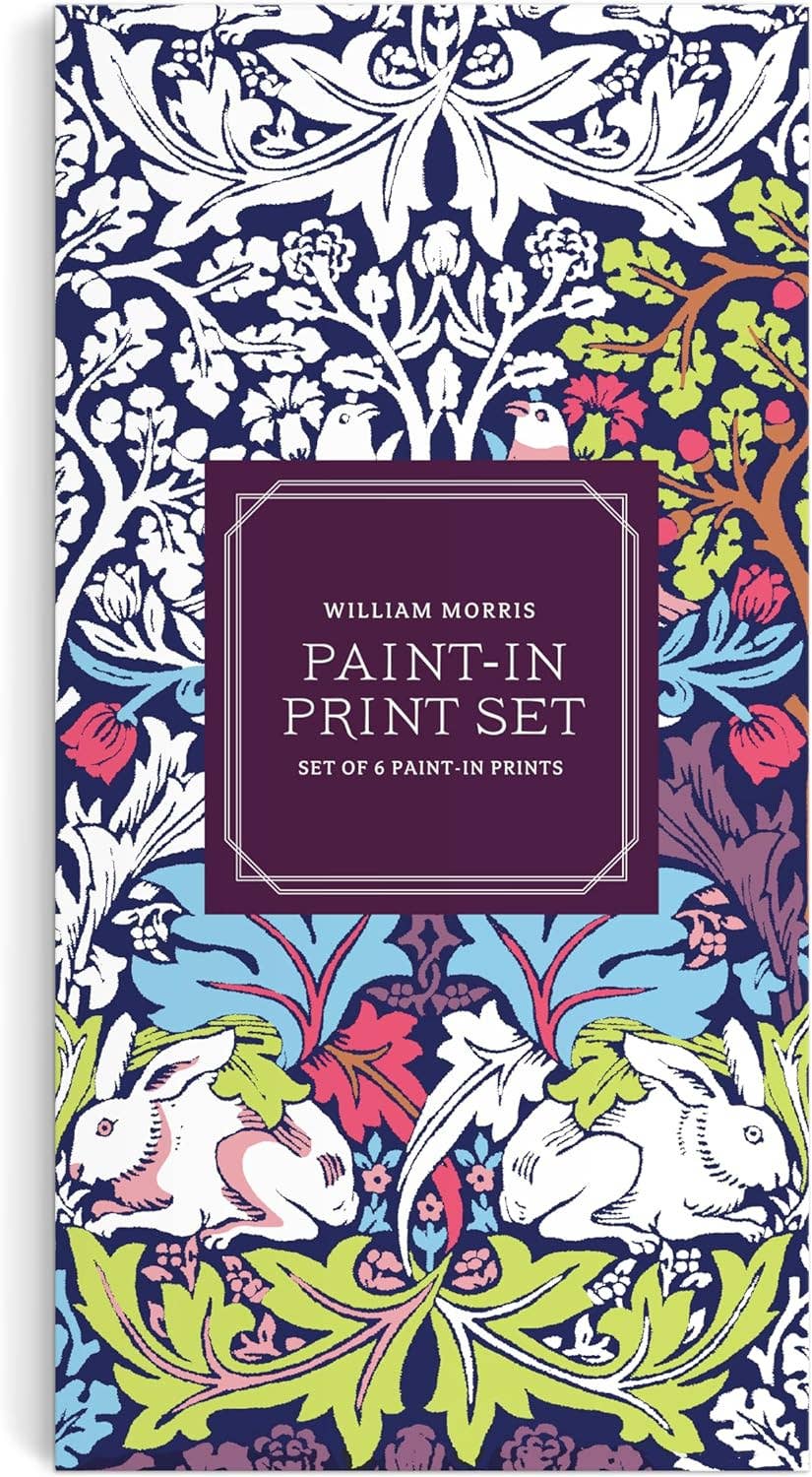William Morris Paint-In Print Set