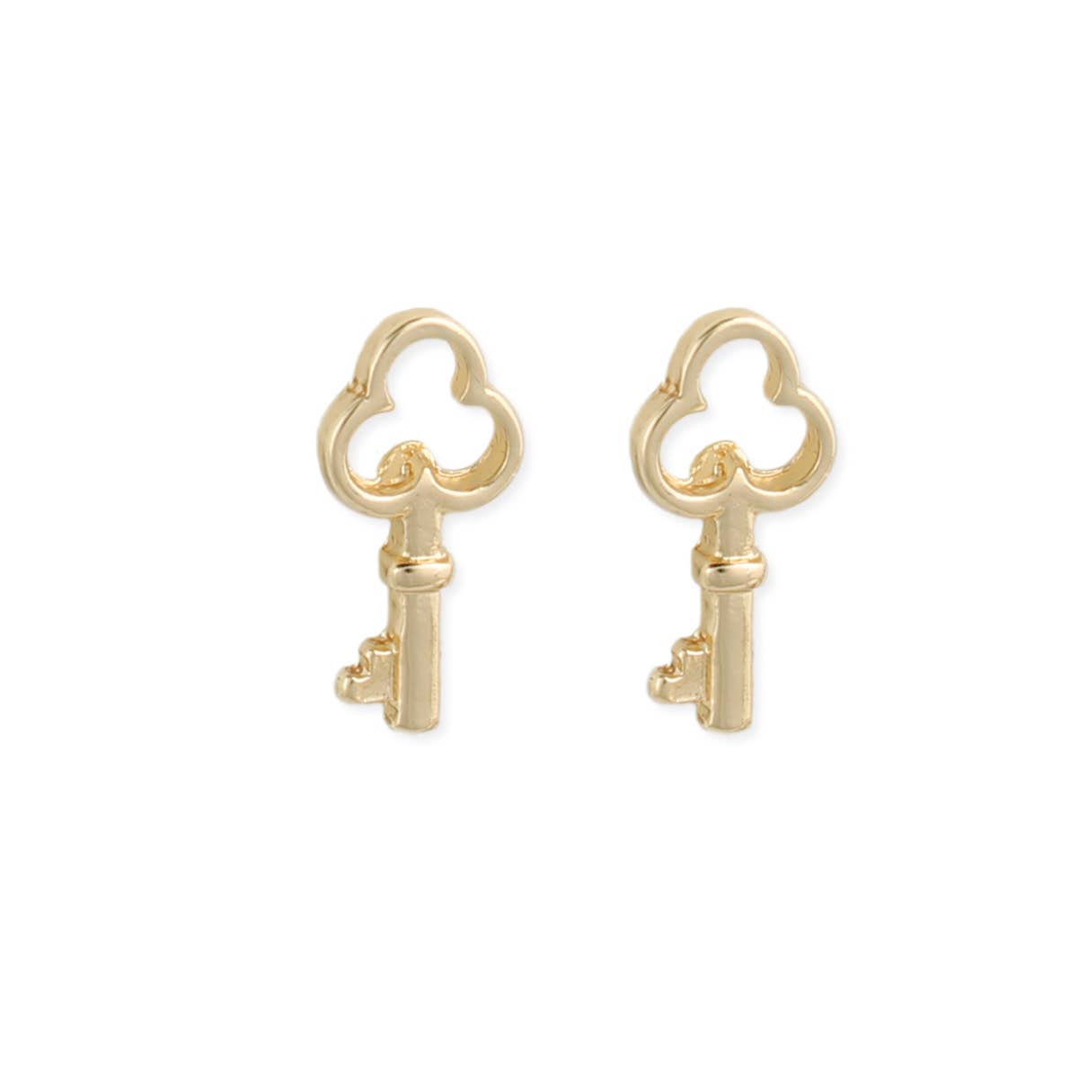 Key Post Earrings
