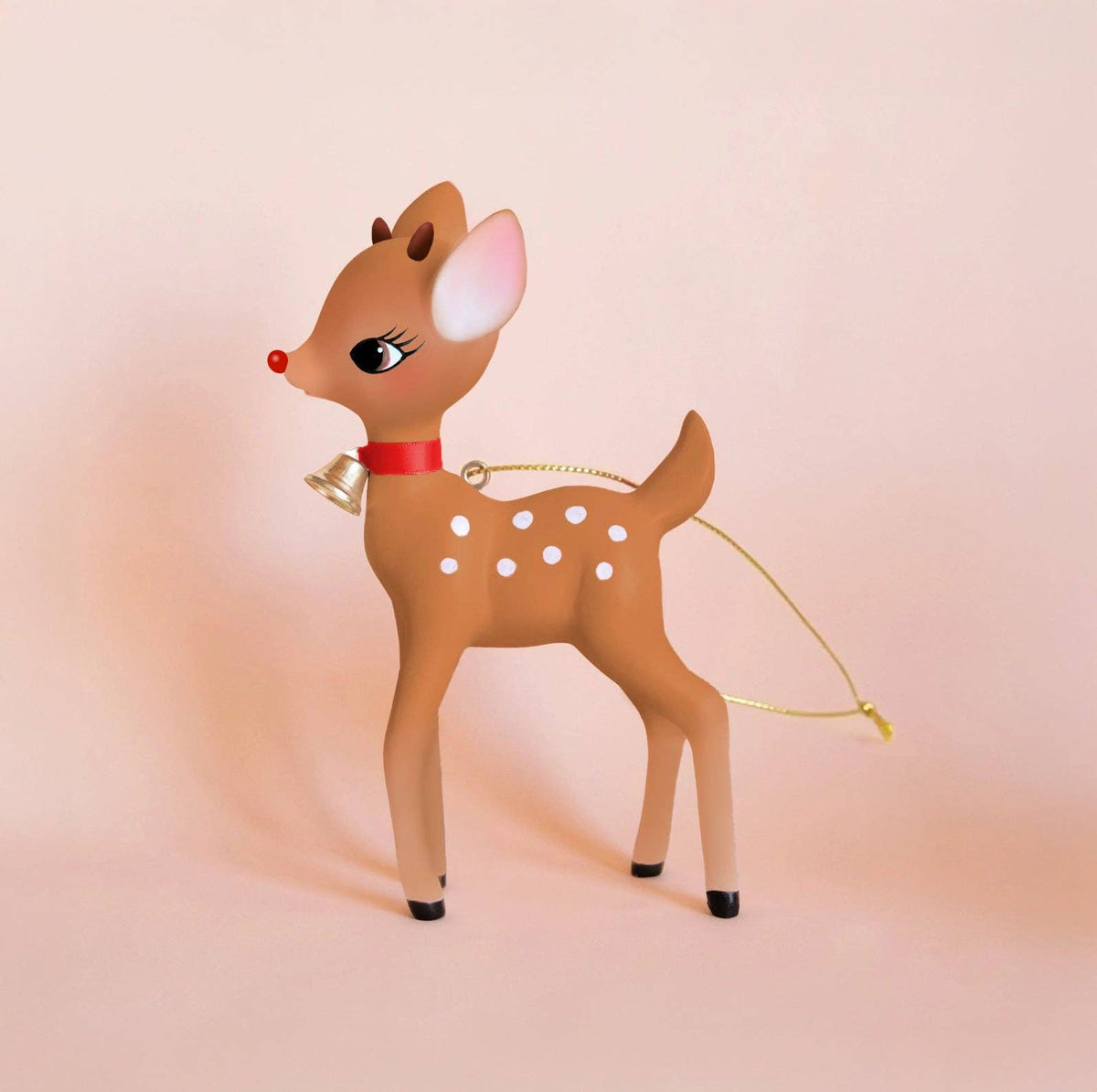 Sunshine Studios - Retro Deer Ornament | Rudolph