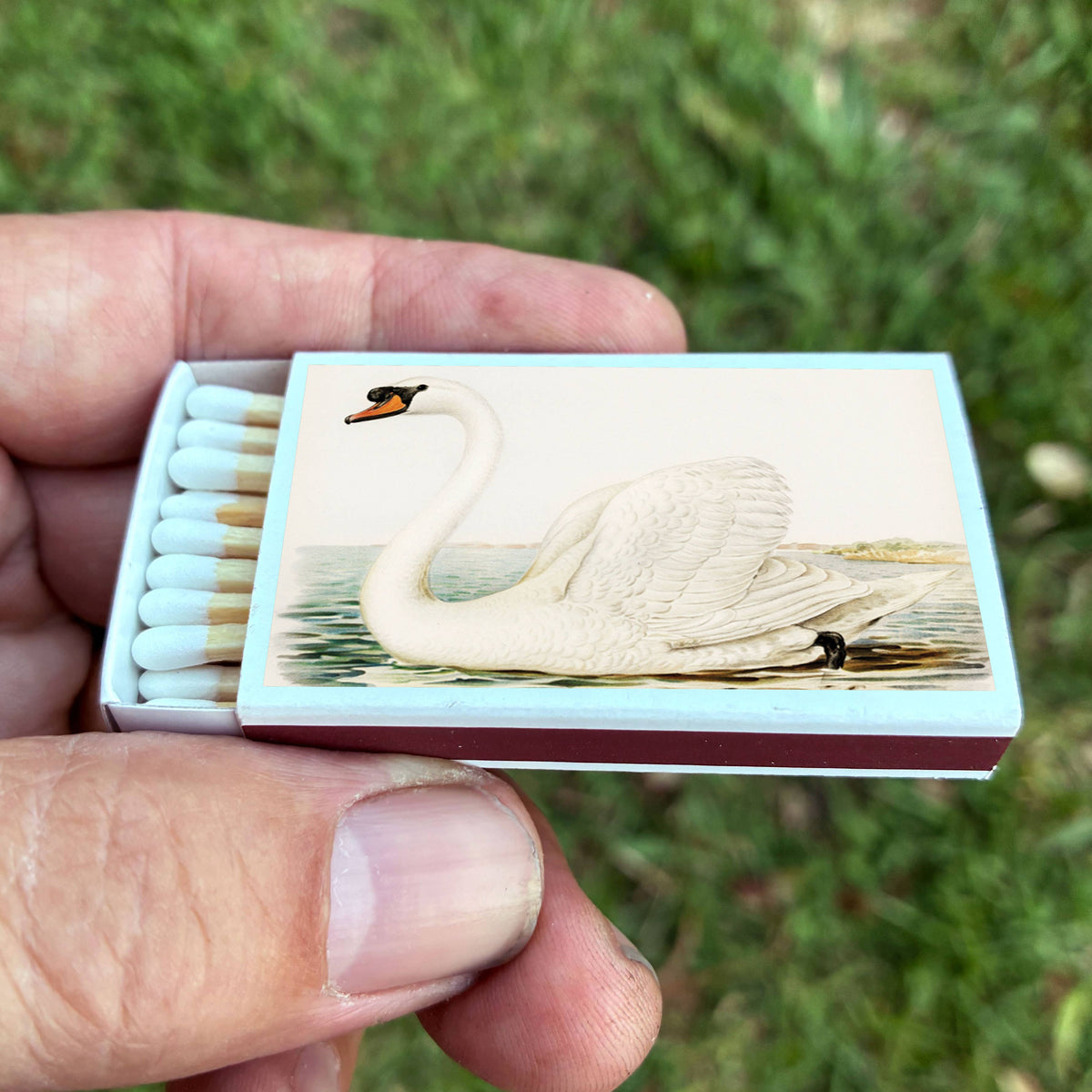 Most Amazing - Matches • Swan Matchboxes • Home Decor for Candles & Incense