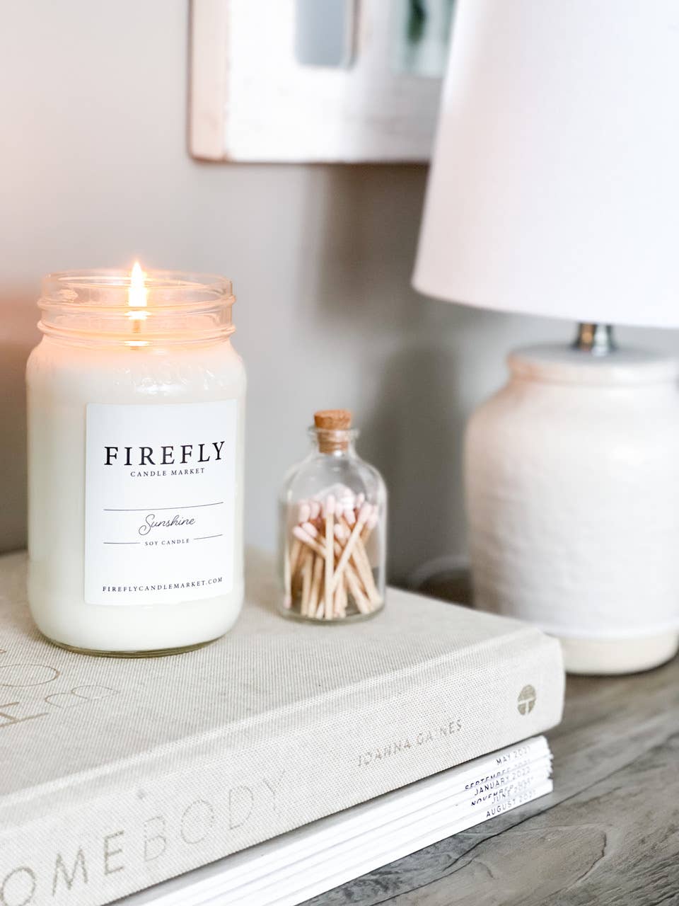 Firefly Candle Market: Sunshine, Large