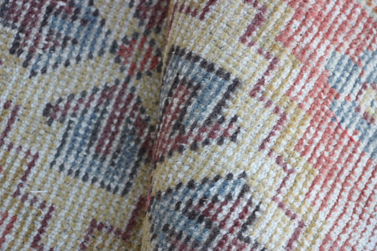 Vintage Turkish Anatolian Oushak Rug