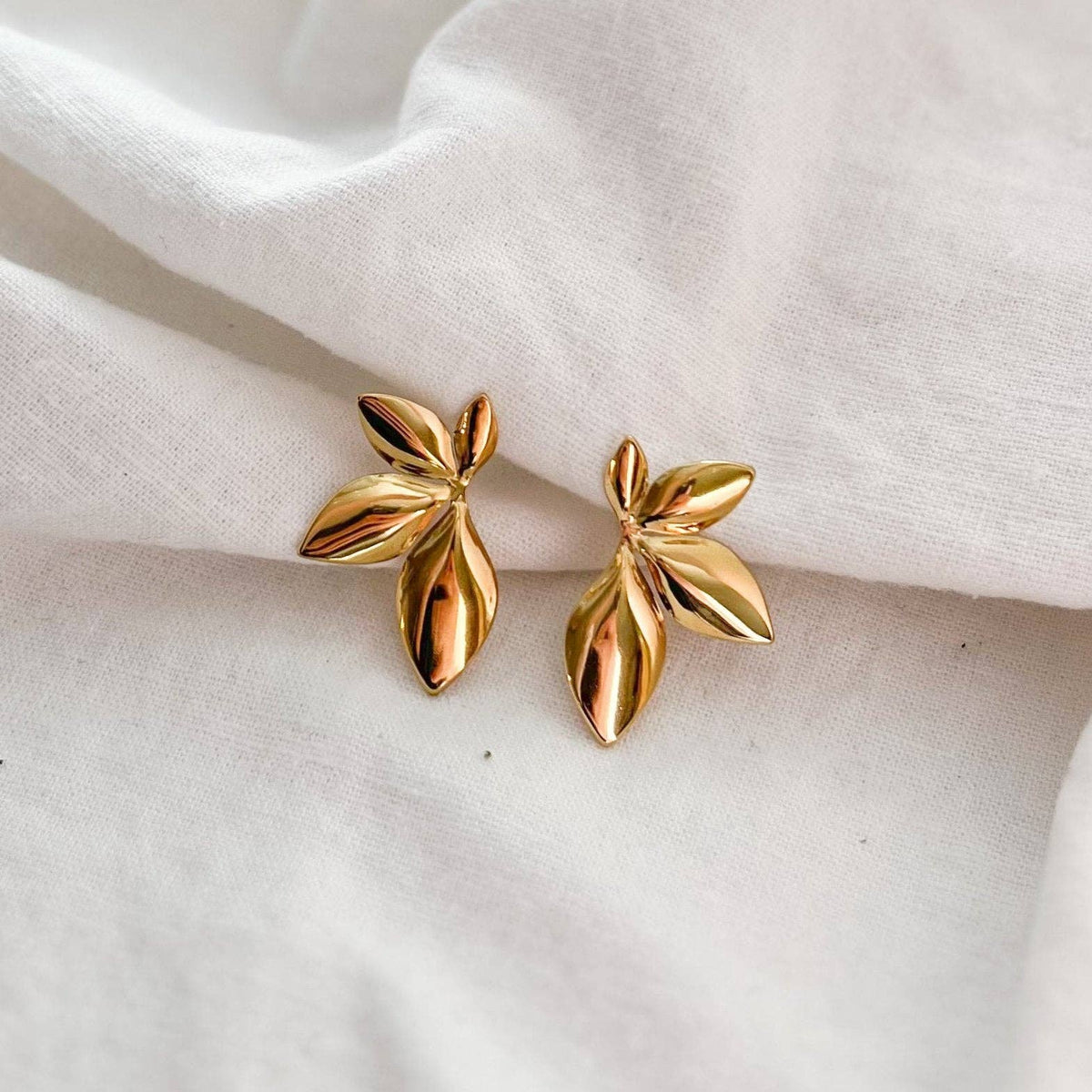 Natalie Clare Collections - Leaf Statement Earrings