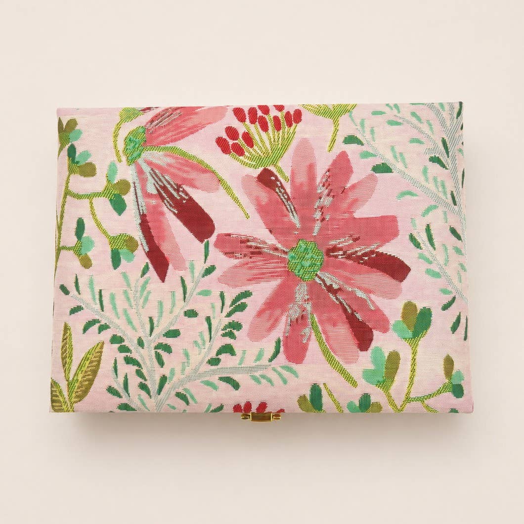 Floral Jewelry Box, Dark Print