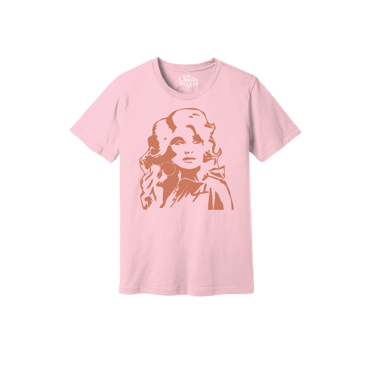 Dolly Parton T-Shirt: Pink & Burnt Orange