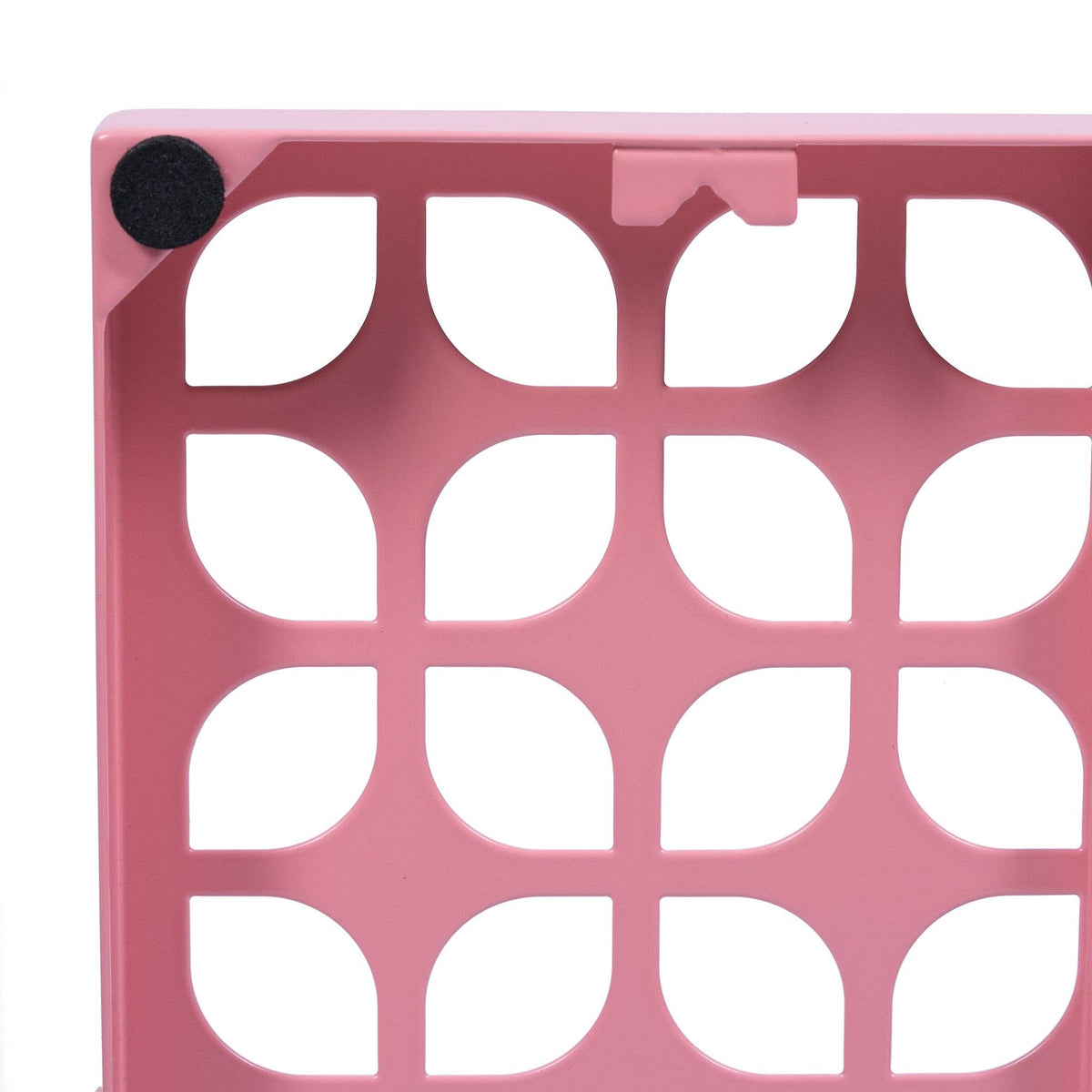 Breeze Block Metal Wall Art/Magnet Board 15.5" Square-Pink