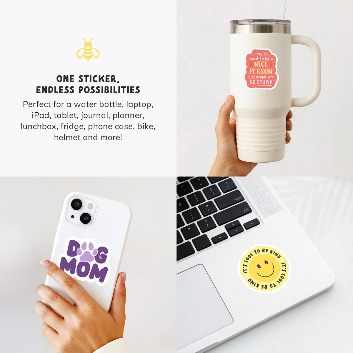 Sarcastic Sticker - Manage to Not Say Out Loud